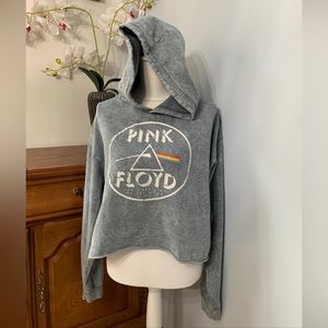 Pink Floyd Cropped Hoodie